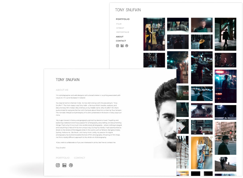 Photography Portfolio Website