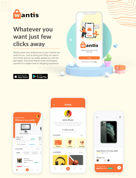 Wantis Shopping App